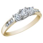3 stone diamond ring images