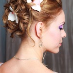 Flower wedding hairstyles ideas