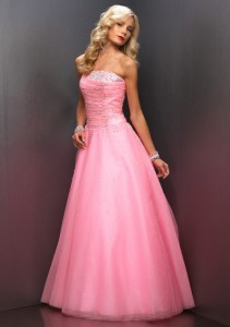 baby pink prom dress 2013