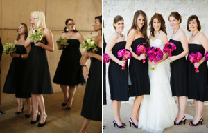 black bridesmaid dresses uk