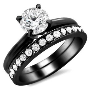 black gold wedding sets images