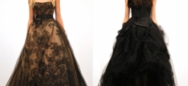 black wedding dresses 2013