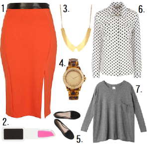 pencil skirt outfits for work