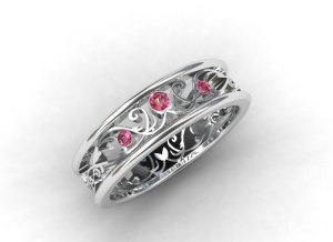 pink diamond rings uk