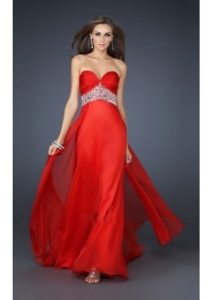 red evening dresses uk