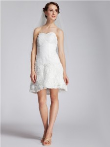 short lace wedding dress 2013