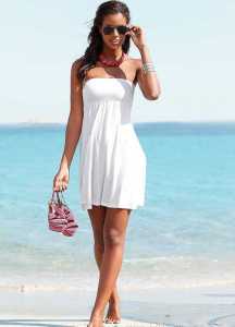 white beach dresses 2012