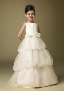 white flower girl dresses uk