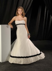 black and white wedding dress for sale