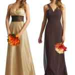 brown bridesmaid dresses uk