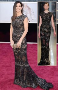 elie saab black lace dress