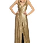 gold bridesmaid dresses for sale