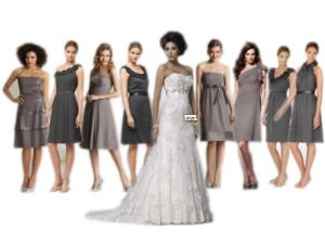 grey bridesmaid dresses uk