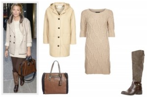 how to wear a sweater dress with boots