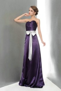 long bridesmaid dresses purple