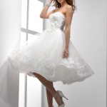 short lace wedding dress 2013