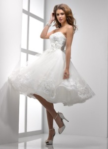 short lace wedding dress 2013