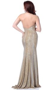 strapless prom dresses with open back