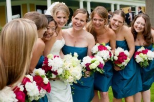 teal bridesmaid dresses beach weddings
