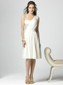 white bridesmaid dresses beach wedding