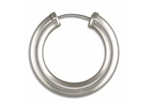 Sterling Silver Hoop Earrings for men