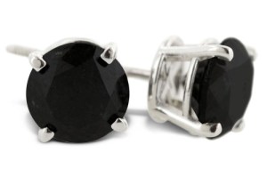 black diamond earrings for women