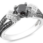 black diamond wedding rings for her