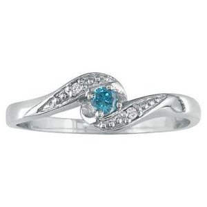 blue diamond promise rings 2013