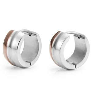 mens hoop earrings gold