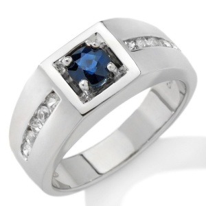 mens sapphire rings cheap