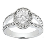 oval diamond ring settings