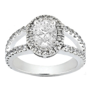 oval diamond ring settings
