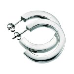 silver hoop earrings for women