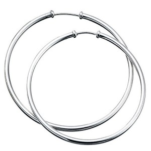 silver hoop earrings uk