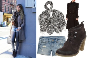 winter outfits with ankle boots