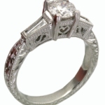 antique looking engagement rings settings