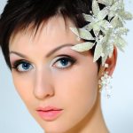 bridal hairstyles for short hair with headband