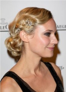 bridal hairstyles low side bun style