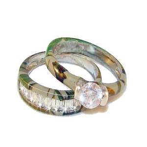 camo wedding ring for women
