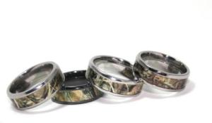 camo wedding ring sets