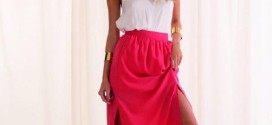 Maxi Skirt with Split for a more Stylish Look