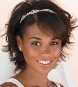 wedding hairstyles black women short hair