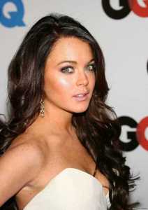Black Hair with Light Brown Highlights underneath