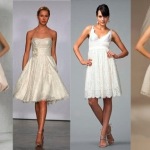 Short lace wedding dress 2013