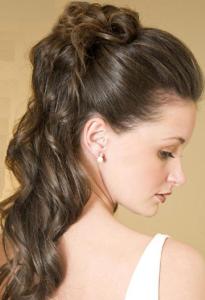 easy romantic updos for long hair