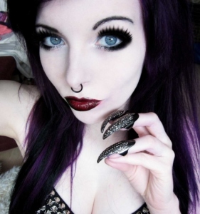emo purple hair dye 2013