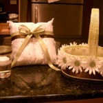 heart of gold flower girl basket
