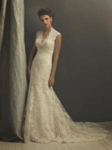 simple vintage wedding gow