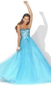 Princess Dresses Soft Blue for prom