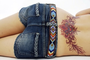 cool lower back tattoos for women